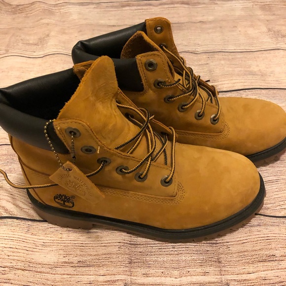 black and wheat timbs